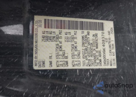 2011 Nissan Frontier Pro-4X z USA, uszkodzony, nr VIN 1N6AD0EV6BC408370